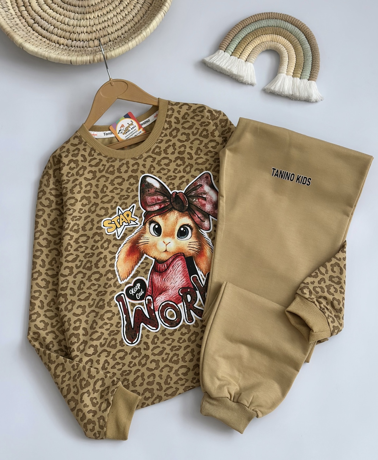 بلوز و شلوارخرگوش پلنگی کد ۳۲۰۶