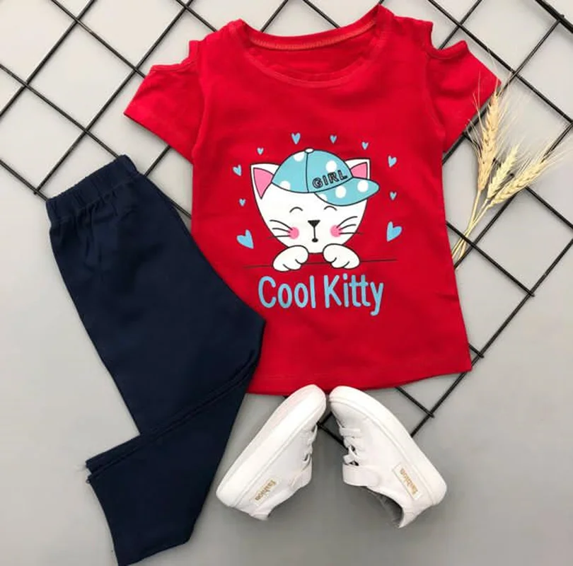 تیشرت شلوارک cool kitty کد ۷۳۰