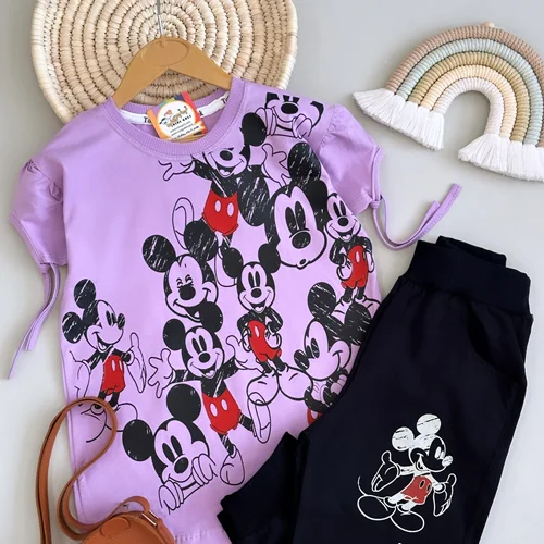 تیشرت وشلوارک میکی موس کد ۲۶۴۷