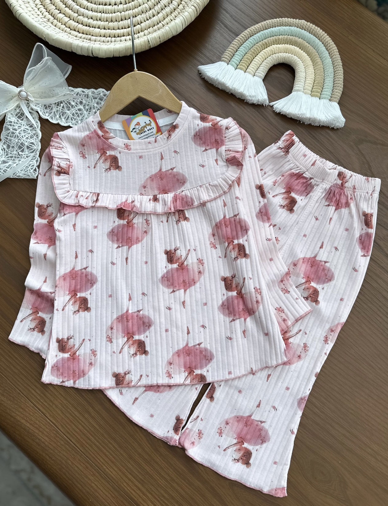 بلوز و شلوار پنبه ای چین چینی کد ۳۲۱۲