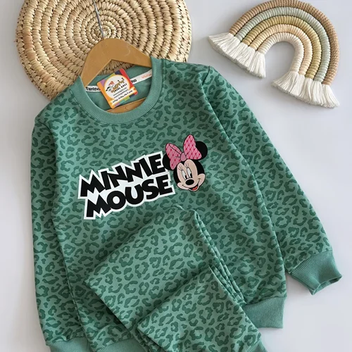 بلوز و شلوار مینی موس پلنگی کد ۳۱۲۴