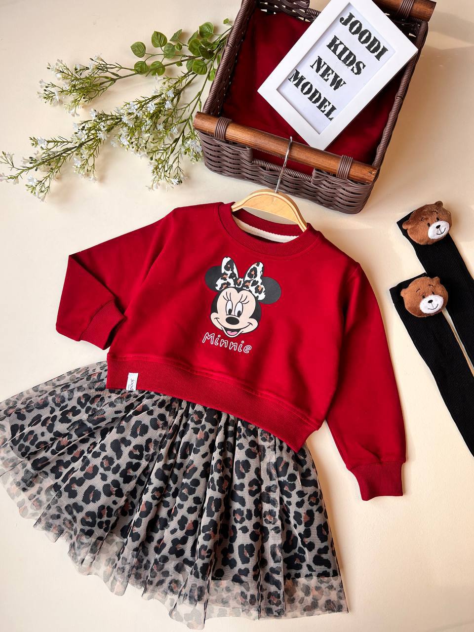 کراپ و دامن مینی پلنگی کد ۳۲۱۸