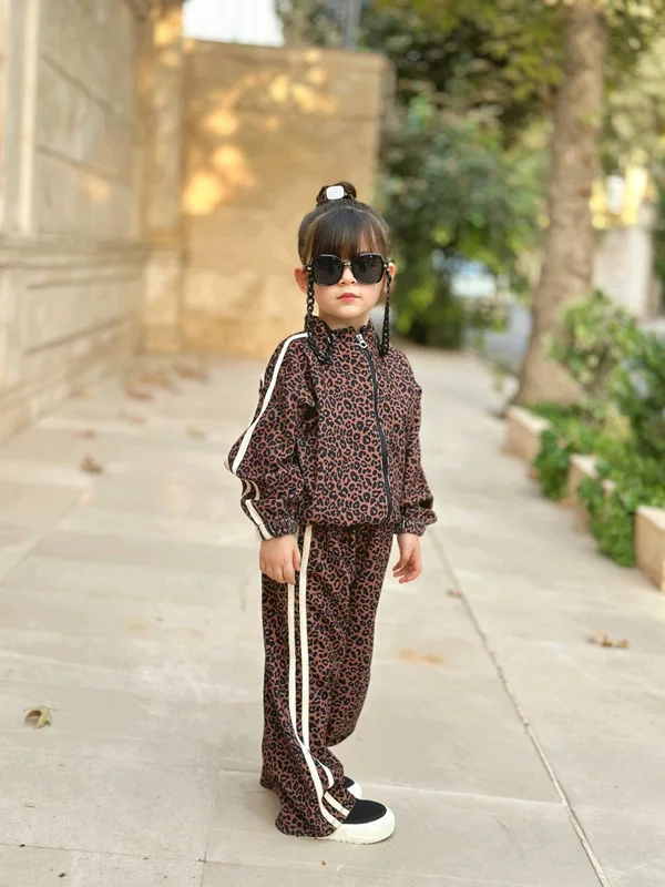سویشرت و شلوار پلنگی کد ۳۰۳۱