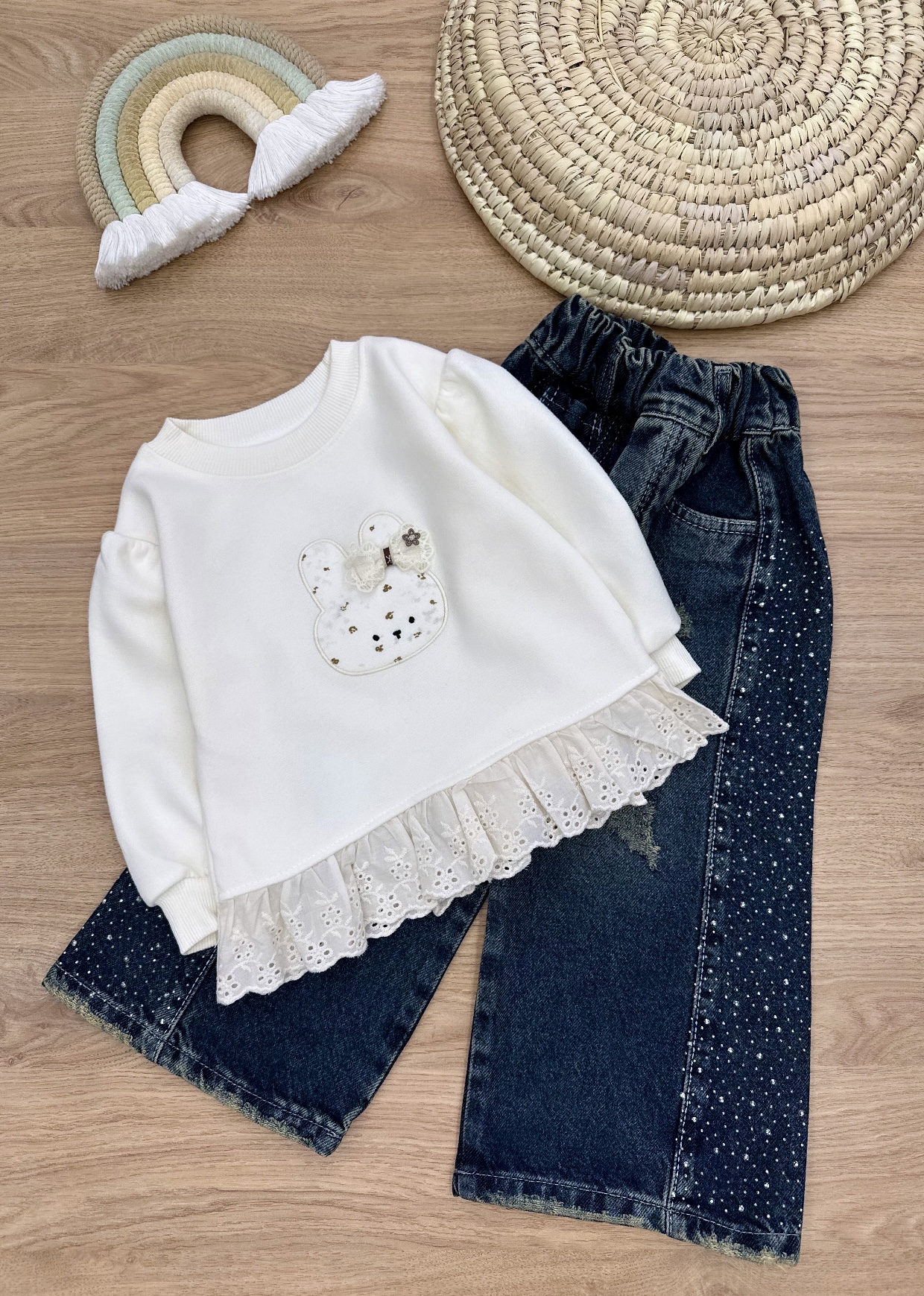 شلوار شافل نگین کوب کد ۳۲۳۲