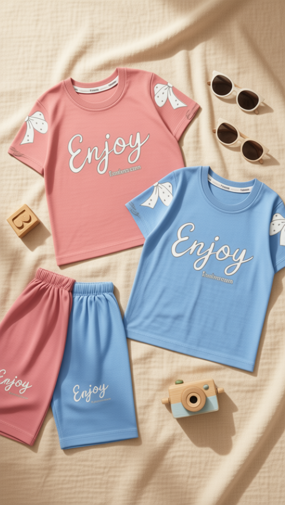 تیشرت و شلوارک enjoyکد ۳۲۵۳