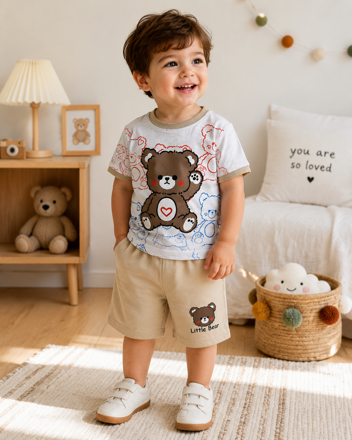 تیشرت و شلوارک little کد ۳۳۸۲